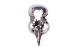Handmade large bird skull statement ring from Misan jewellery