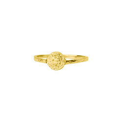 Full Moon Gold ring by London based designer Momocreatura