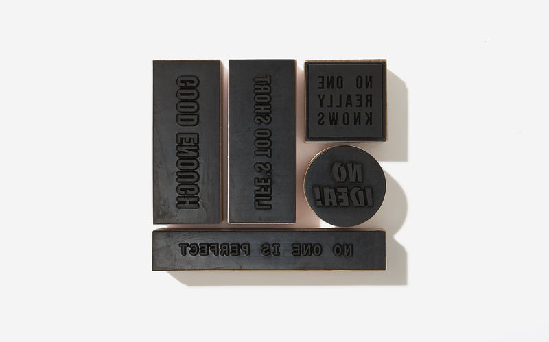Details of the 5 Motivational stamps that will help brighten up your stationary or your life by The School of Life
