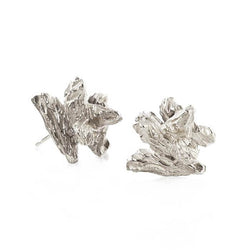 Sterling Silver Irregular Stud earrings by Niza Huang from the Under Earth collection available at cuemars.com