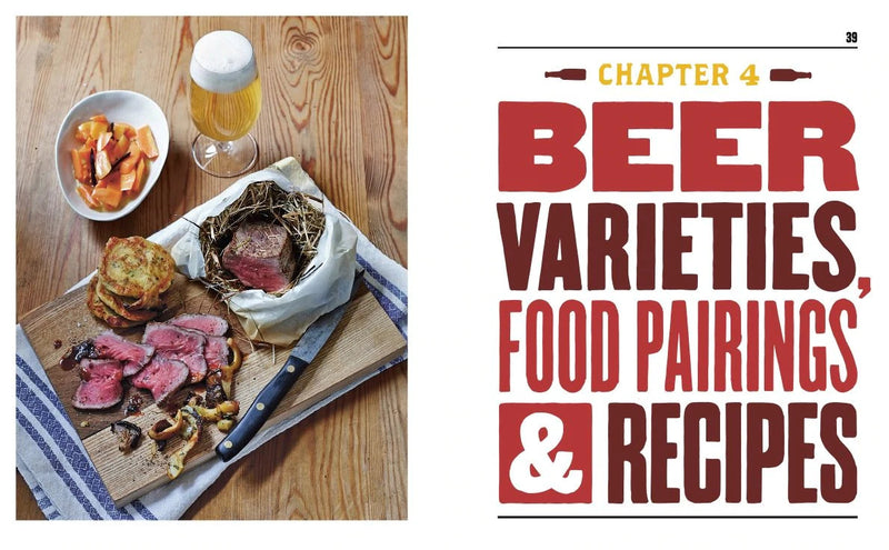 On Beer And Food by Gestalten The Gourmet's Guide To recipes and pairings. Available at cuemars.com