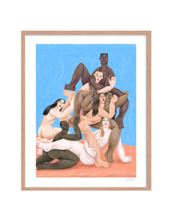 Picture of an art Print by Cépé “Pagan Heaven” available now at cuemars.com