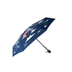 product picture of Universal Blue by French brand Beau Nuage, an umbrella made out of recycled plastic bottles aimed to protect our environment as well as keeping us dry from the rain