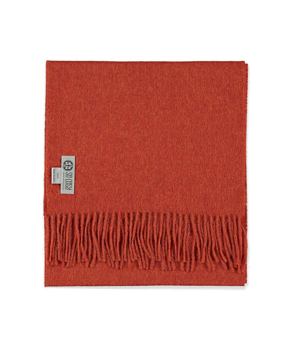 Baby Alpaca Scarf in Deep Orange by So Cosy London | Discover now at Cuemars