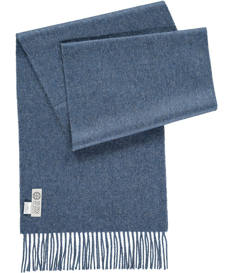 Baby Alpaca Scarf in Blue by So Cosy London | Discover now at Cuemars