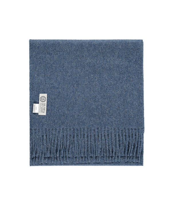 Baby Alpaca Scarf in Blue by So Cosy London | Discover now at Cuemars