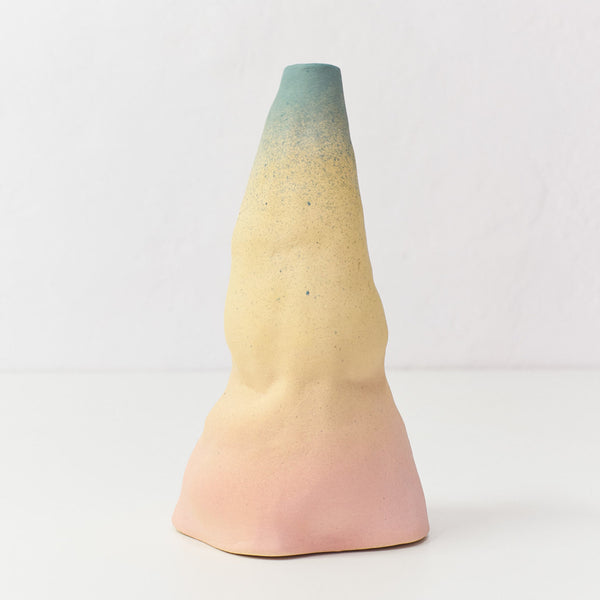 siup studio - handmade rainbow ceramic vase