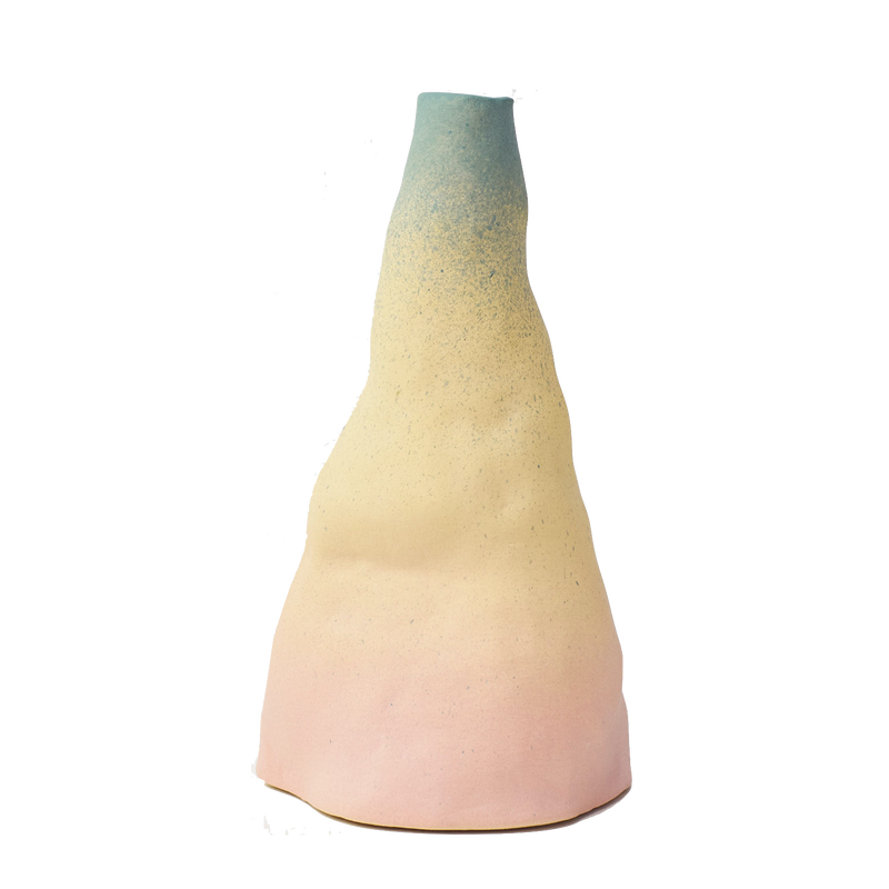siup studio - handmade rainbow ceramic vase