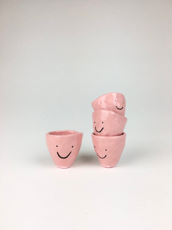 Happy cup handmade by Amy Victoria Marsh available at cuemars.com