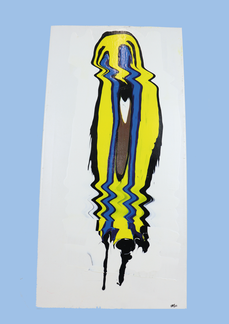Yellow & Blue Smiley - Original