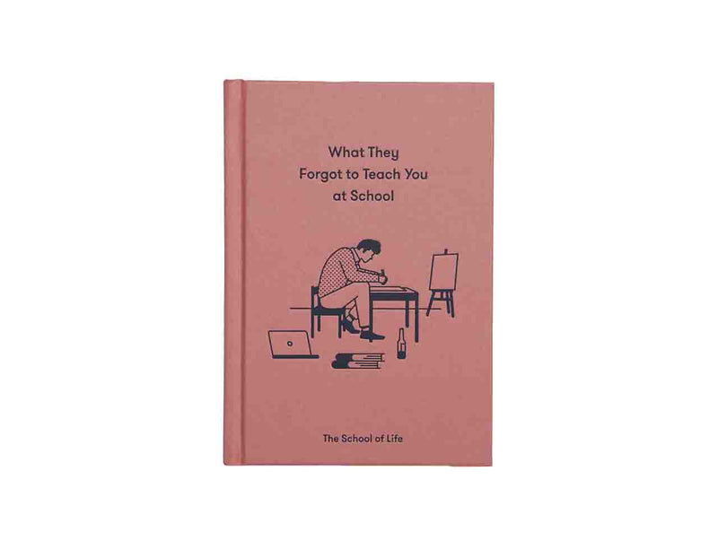 Self-knowledge Pink Book What They forgot to teach you at school by the school of life, now available at Cuemars