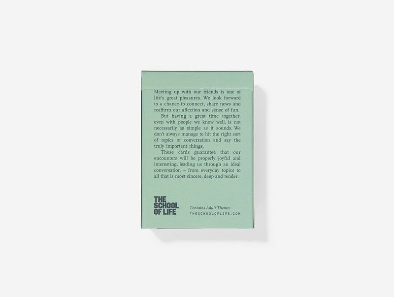 Meeting Friends card game by The School of Life, available at Cuemars