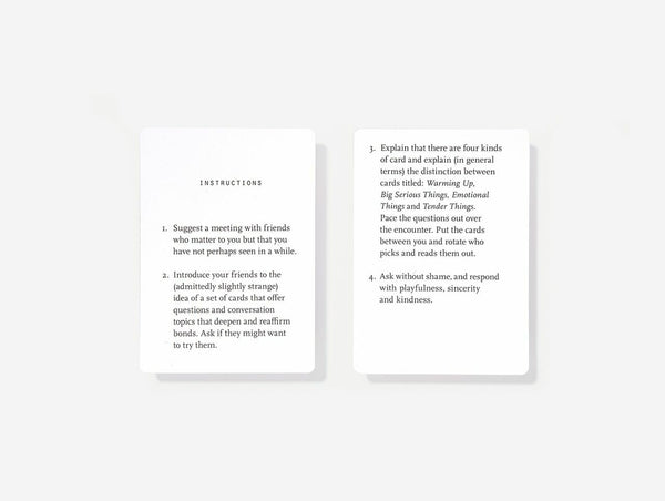 Meeting Friends card game by The School of Life, available at Cuemars