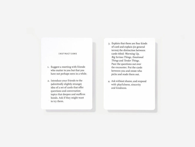 Meeting Friends card game by The School of Life, available at Cuemars
