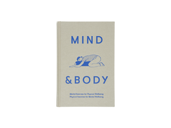 Beige book cover with blue writing stating Mind & Body by The School of Life. Available at cuemars.com
