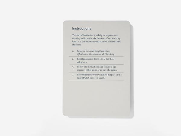 Motivation Card Game by The School of Life. Available at cuemars.com