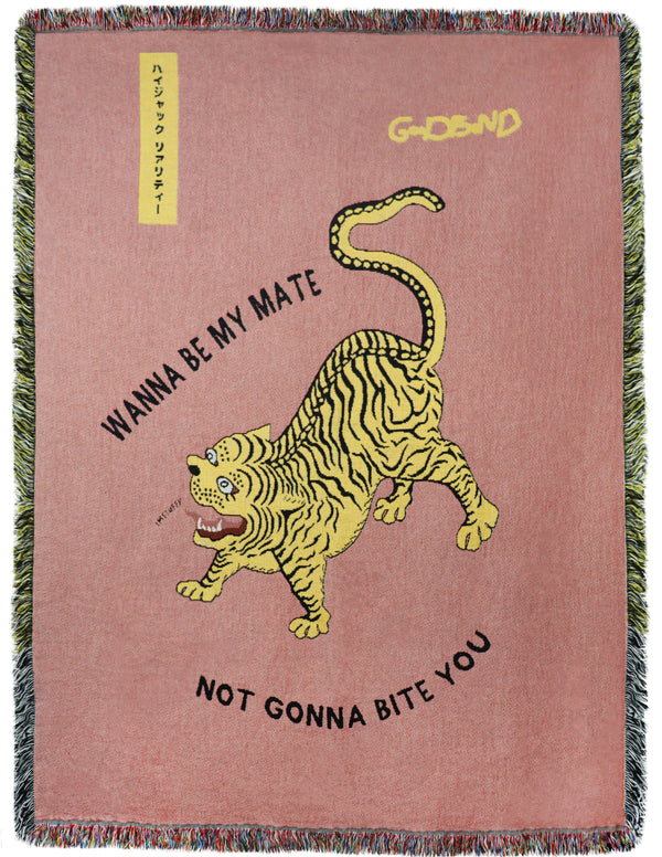 Tiger Throw by Goodbond jacquard weave | Wanna be my mate?